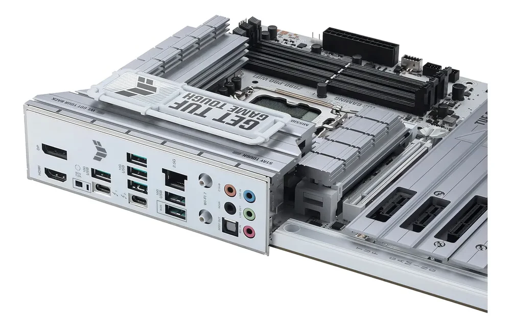 Placa Asus Tuf Gaming Z890-pro Wi-fi Intel Z890 LGA 1815 Ddr5 Branco 8