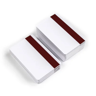 Cartão Pvc Branco 0,76 Mm Tarja Magnética Baixa - 10 Unidades