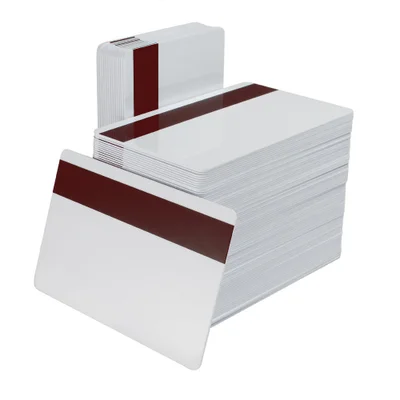 Cartão Pvc Branco 0,76 Mm Tarja Magnética Baixa - 100 Unidades