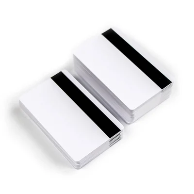 Cartão Pvc Branco 0,76 Mm Com Tarja Magnética - 100 Unidades