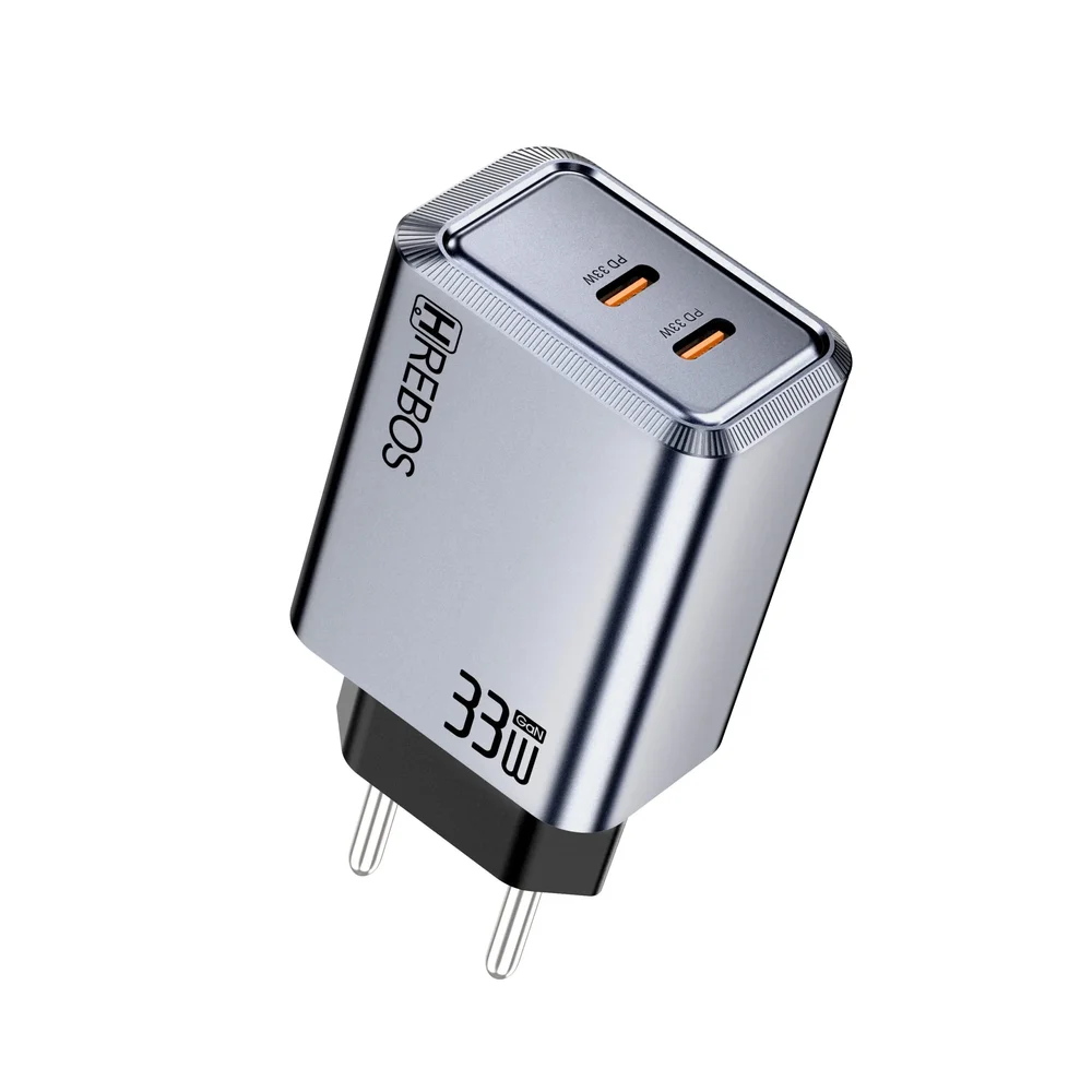 Imagem 5 de 5 do produto Carregador Hrebos Crg-261cc Fluxioncharge 33w + Cabo Usb-c