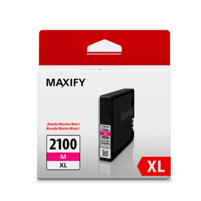 Cartucho Canon Pgi 2100xl Magenta, Capa 2100m Xl 19,3ml