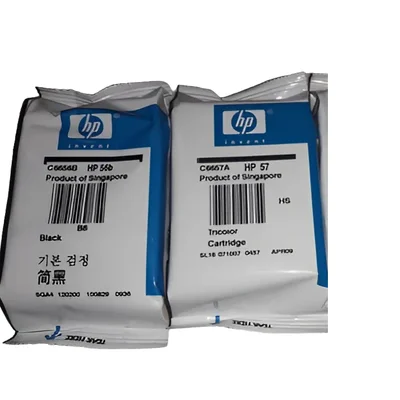 Kit 2 Cartuchos Hp56b C6656b| Hp 57 C6657a | No Bombom