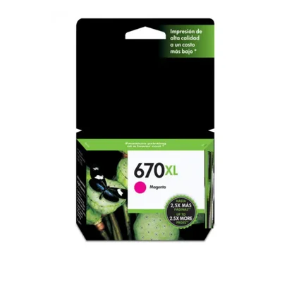 Cartucho 670xl Magenta 8ml Cz119ab 3525 5525 4615 4625
