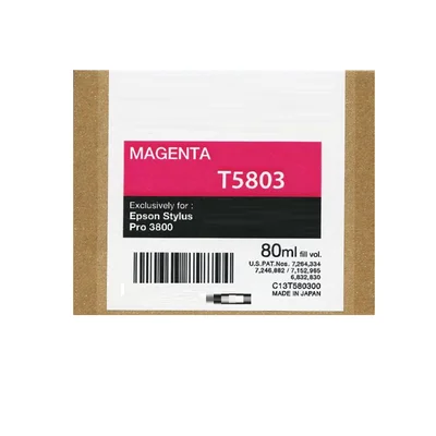 Cartucho T5803 Magenta C13t580300 Stylus Pro 3800 80ml