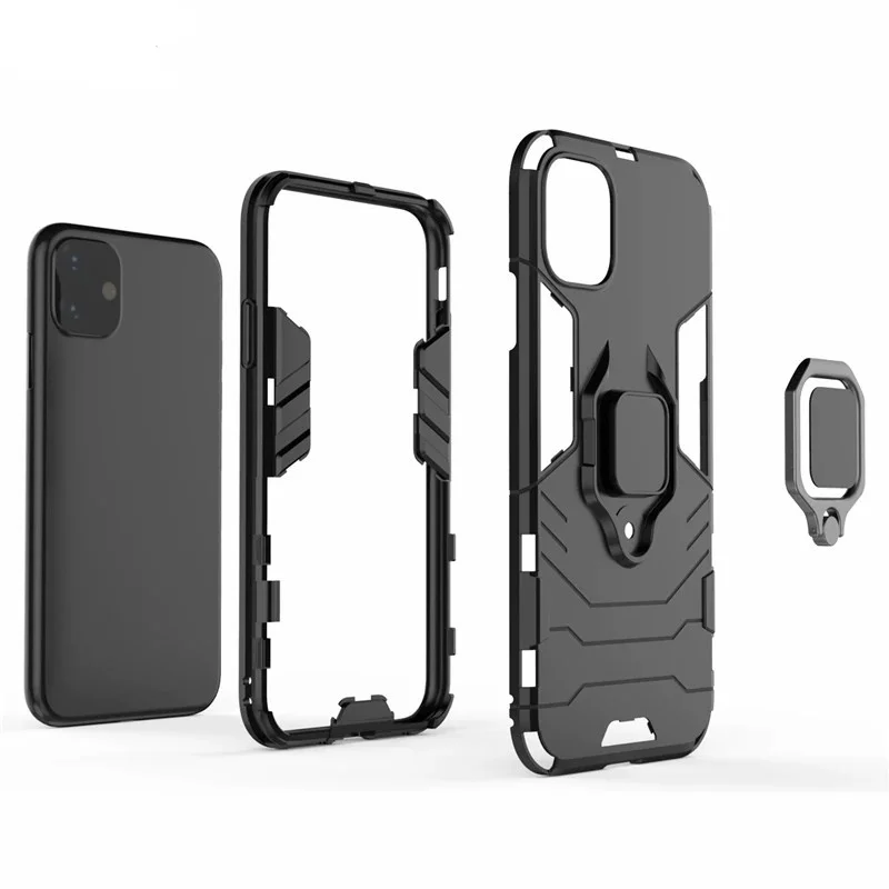 Imagem 4 de 5 do produto Capa Militar P/ Iphone 11 Normal - Capinha Case Protetora Anti Impacto Queda Armadura Resistente