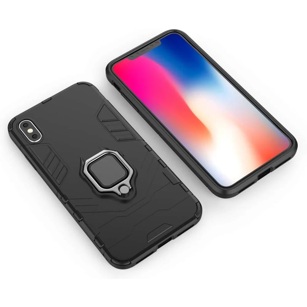 Imagem 4 de 5 do produto Capa Militar P/ Iphone Xs Max - Capinha Case Protetora Anti Impacto Queda Armadura Resistente