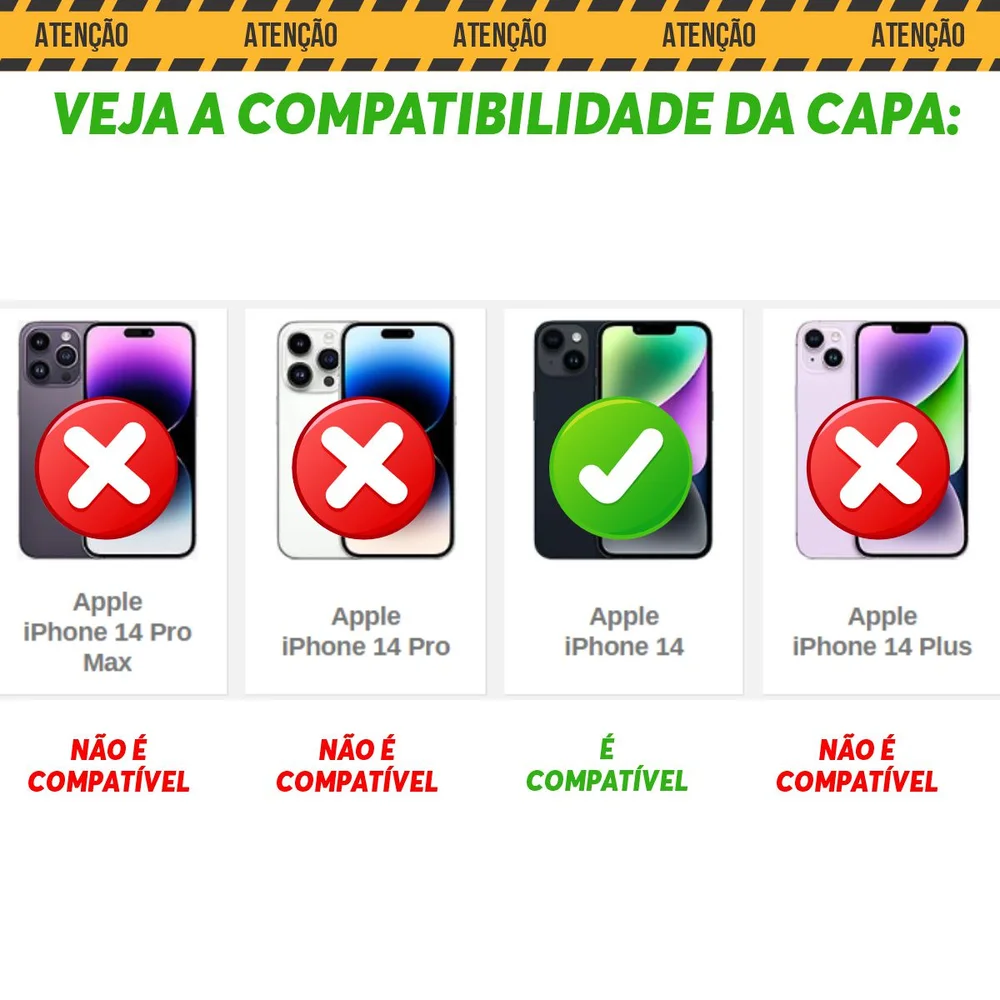 Imagem 5 de 5 do produto Capa Militar P/ Iphone 14 Normal - Capinha Case Protetora Anti Impacto Queda Armadura Resistente