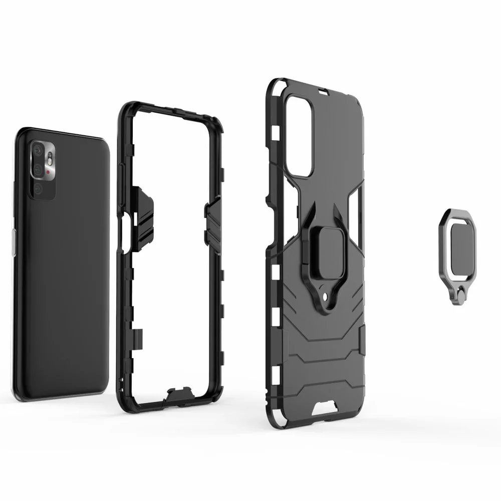 Imagem 4 de 5 do produto Capa Militar P/ Poco M3 Pro 4g/5g - Capinha Case Protetora Anti Impacto Queda Armadura Resistente