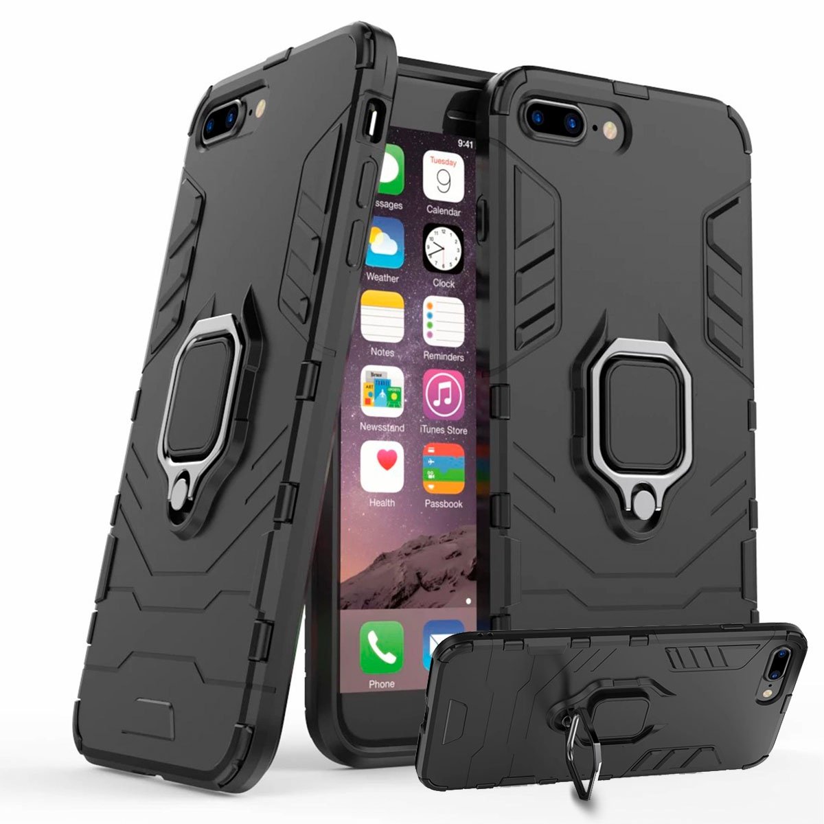 Capa Capinha Case Para Iphone 7 Plus - Protetora Militar Resistente Anti Impacto Queda Armadura Reforçada Durável