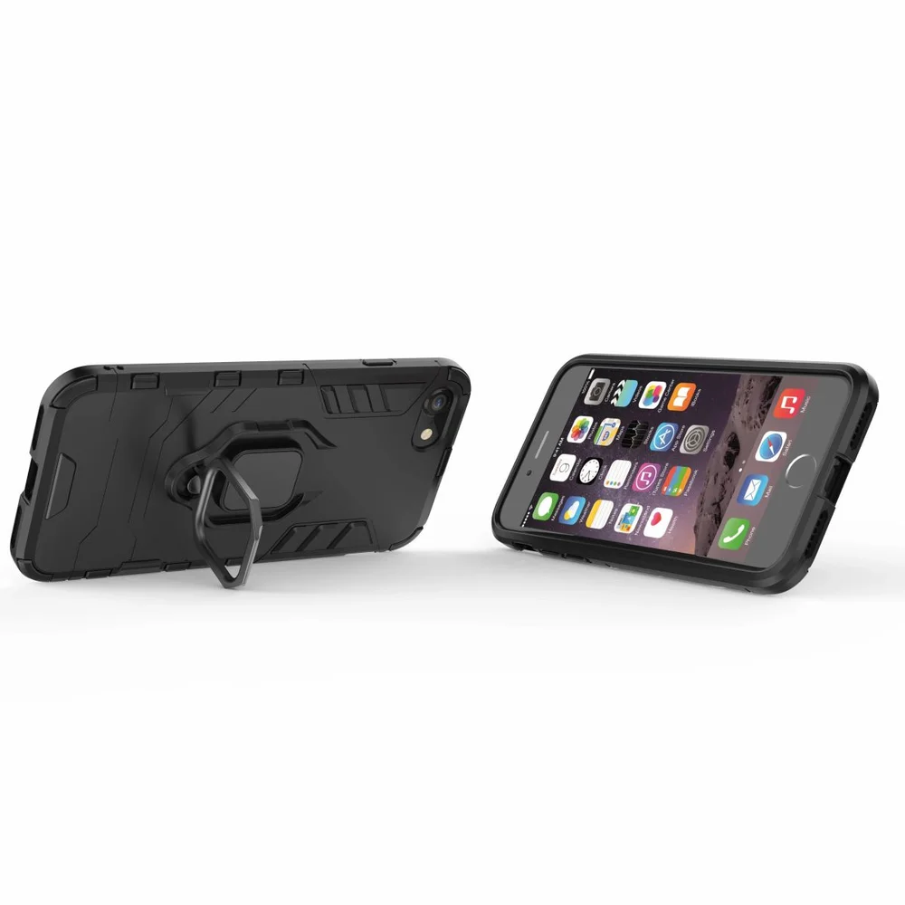 Imagem 2 de 5 do produto Capa Militar P/ Iphone 7 Normal - Capinha Case Protetora Anti Impacto Queda Armadura Resistente