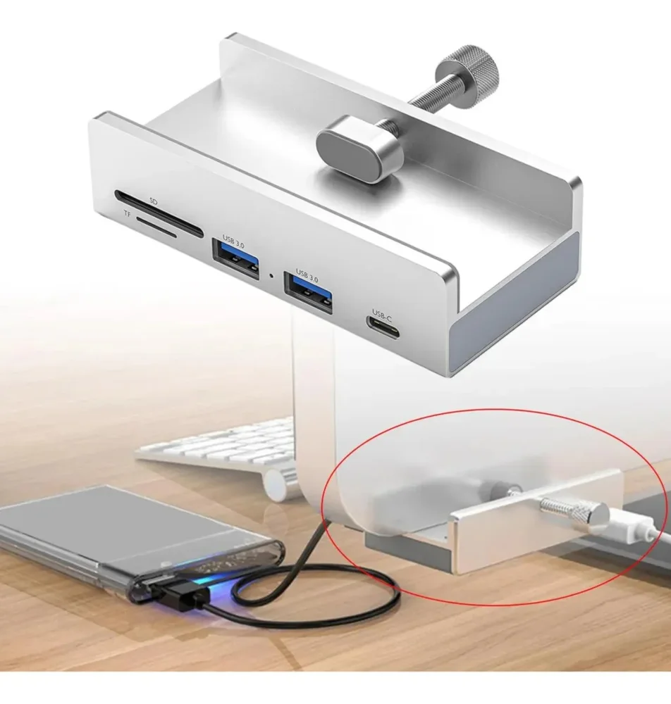 Imagem 5 de 5 do produto Hub Usb Powermount Hrebos If-314 5 Em 1 Sd Micro Sd Usb-c Cinza