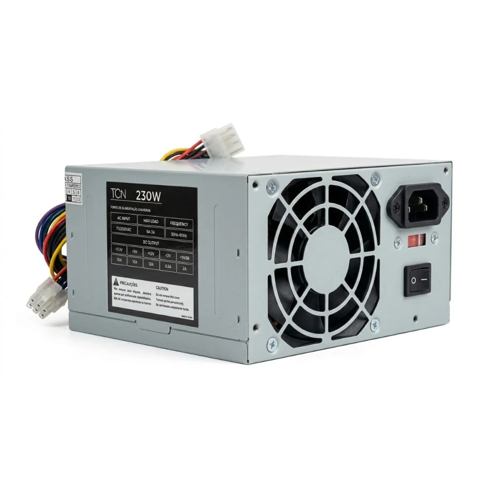 Fonte De Alimentação Atx Bulk Tcn 230w S/ Cabo