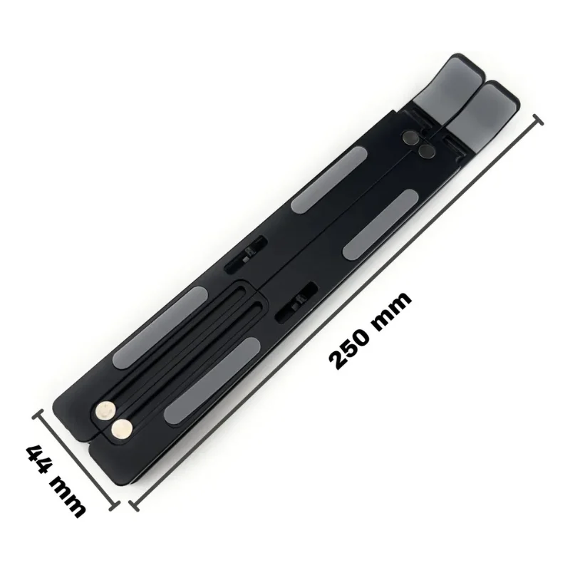 Imagem 3 de 5 do produto Suporte De Notebook Articulado De Metal Dobrável Ergonômico Cor:preto