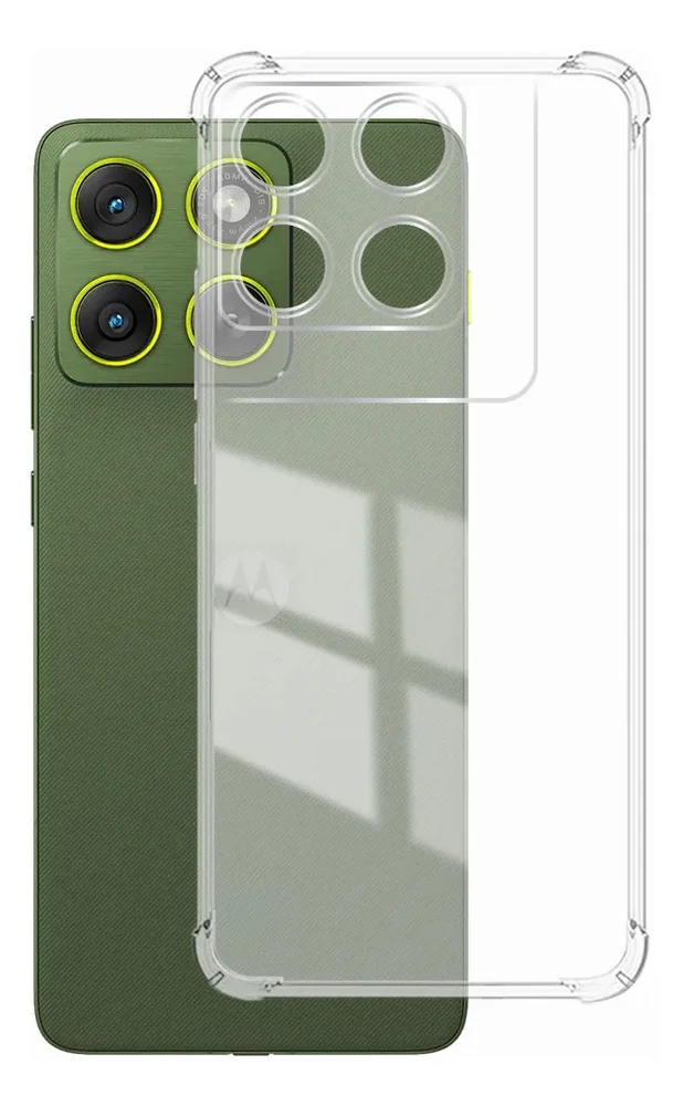 Capa Capinha Silicone Tpu Para Moto Edge 70 5g Transparente