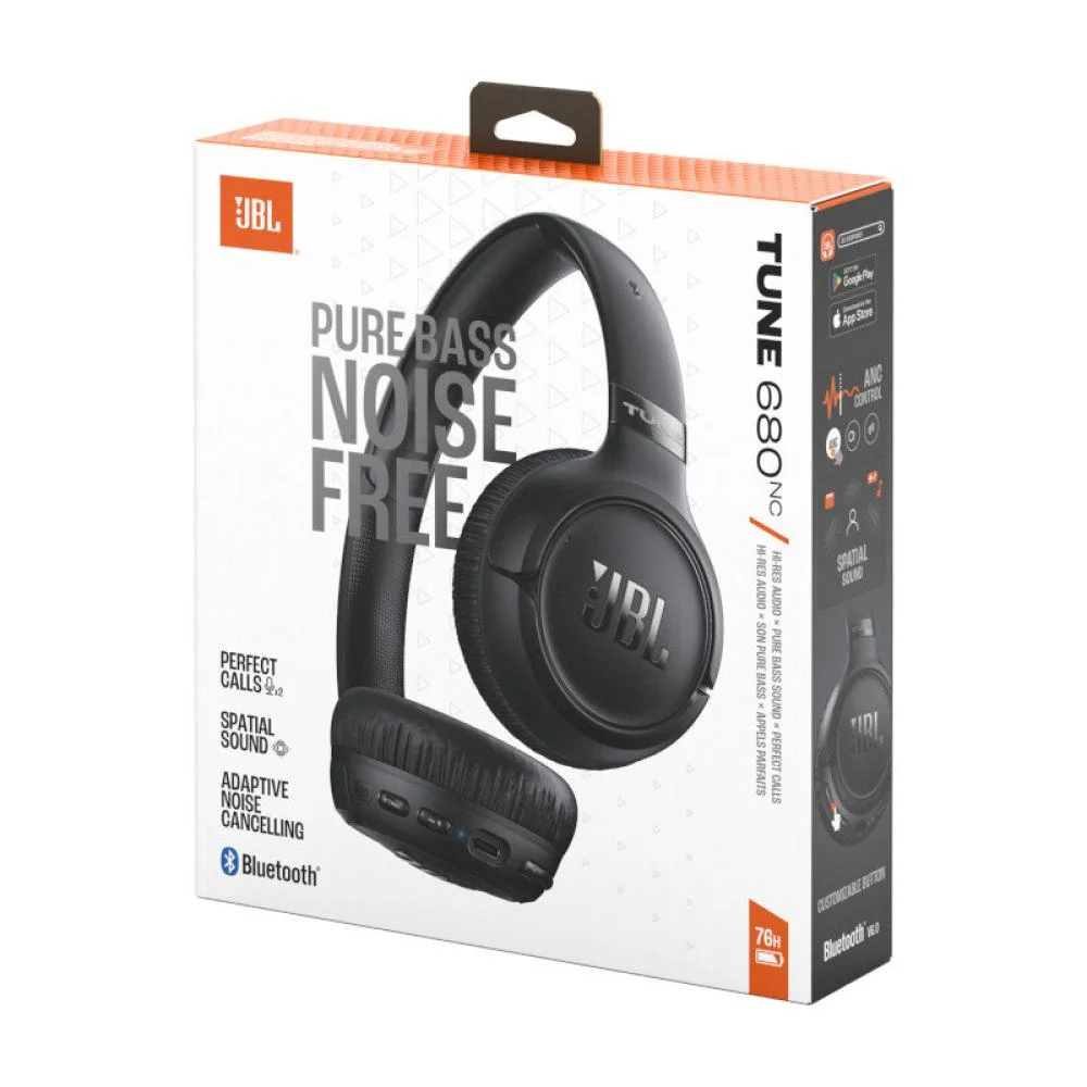 Fone De Ouvido Bluetooth Jbl Tune 680nc Preto Fone De Ouvido Bluetooth Jbl Tune 680nc Preto