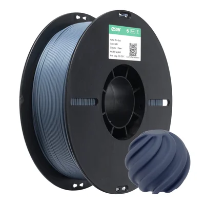 Filamento Esun Pla 1.75mm 1kg Cinza Impressão Novo Carretel