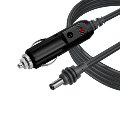 Cabo Carregador Veicular Universal Bivolt 12v/24v Plug P4 Para Gps, Dvd, Câmera De Ré Energia Confiável No Trânsito