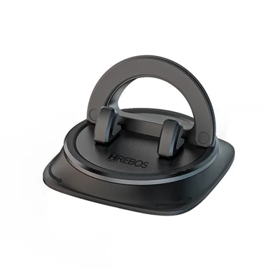 Suporte Celular Veicular Hrebos Su-234 Sticky Adesivo Preto