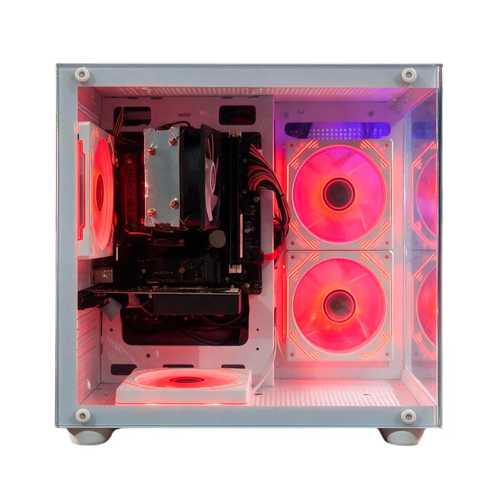 Computador CPU Gamer Intel i5 10ª 16gb Ram Nvme 1tb GTX 1060 Gabinete Aquário Branco - view 2