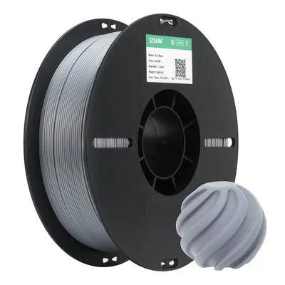Filamento Esun Pla 1.75mm 1kg Prata Novo Carretel