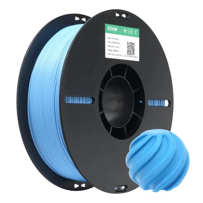 Filamento 3d Esun Pla 1.75mm 1kg Azul Claro Novo Carretel