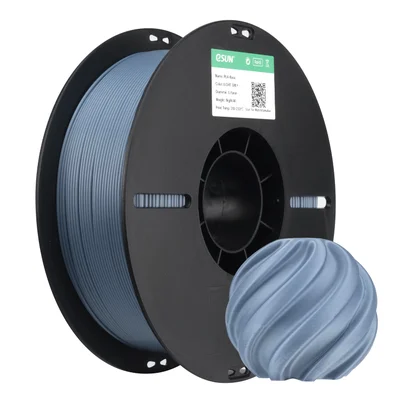 Filamento 3d Esun Pla 1.75mm 1kg Cinza Claro Novo Carretel