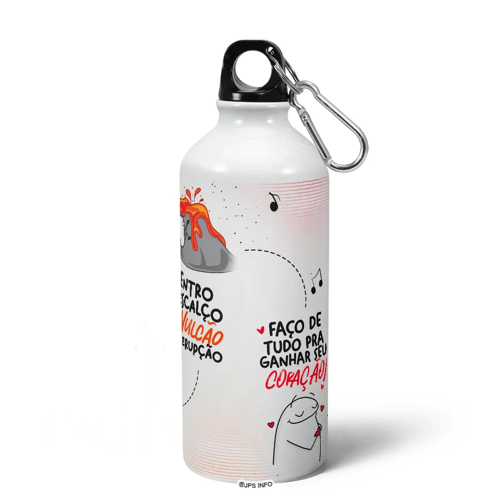 Imagem 5 de 5 do produto Garrafa Squeeze Mq Flork Namorados - Faço De Tudo