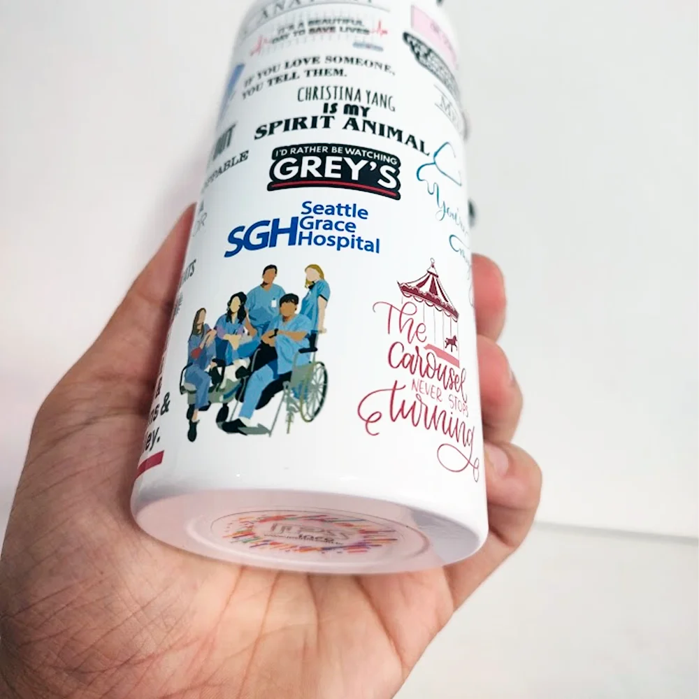 Imagem 2 de 5 do produto Garrafa Squeeze Mq Icons Moments - Greys Anatomy