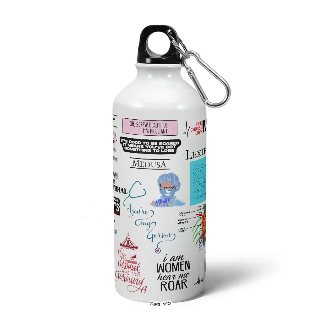 Imagem 3 de 5 do produto Garrafa Squeeze Mq Icons Moments - Greys Anatomy