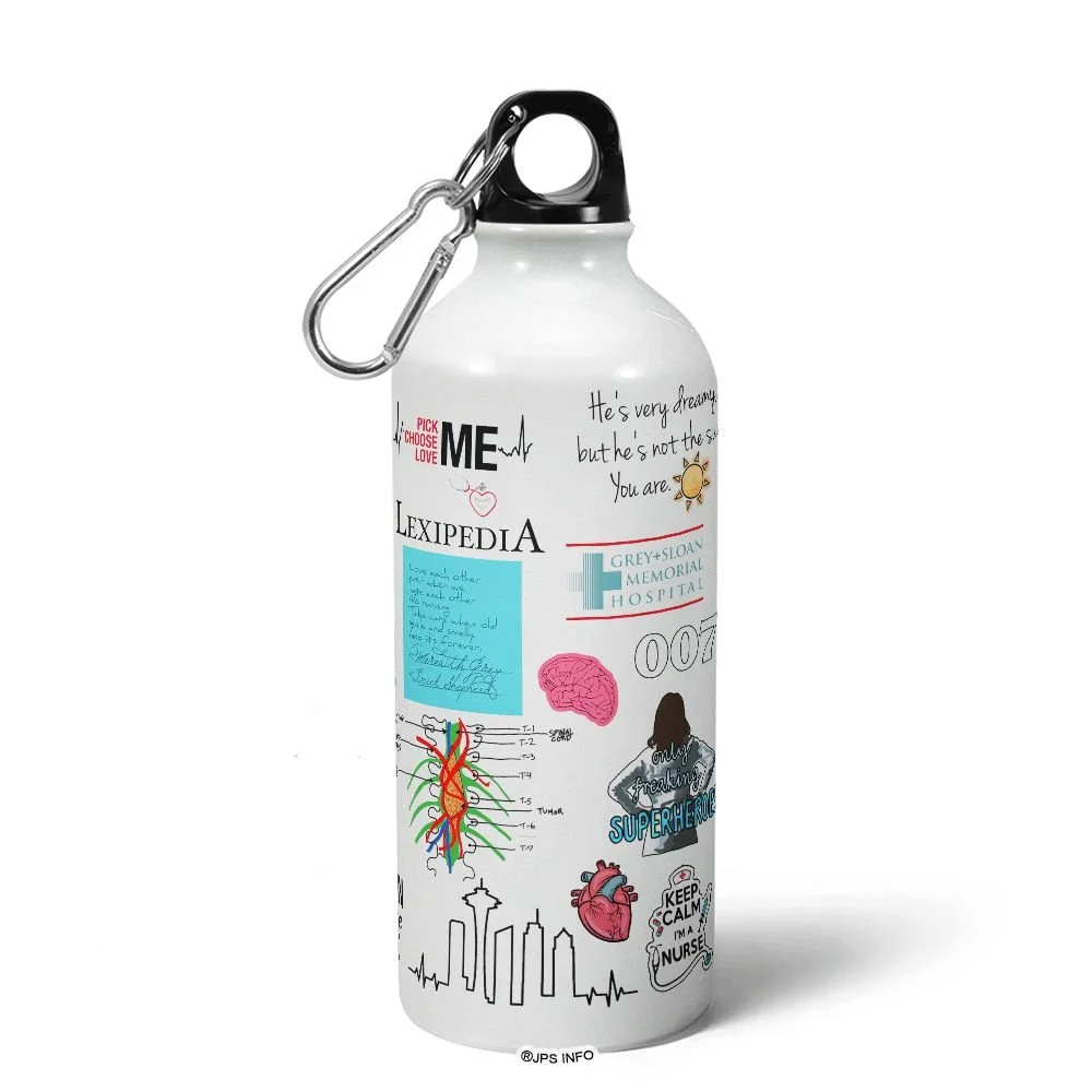 Imagem 5 de 5 do produto Garrafa Squeeze Mq Icons Moments - Greys Anatomy