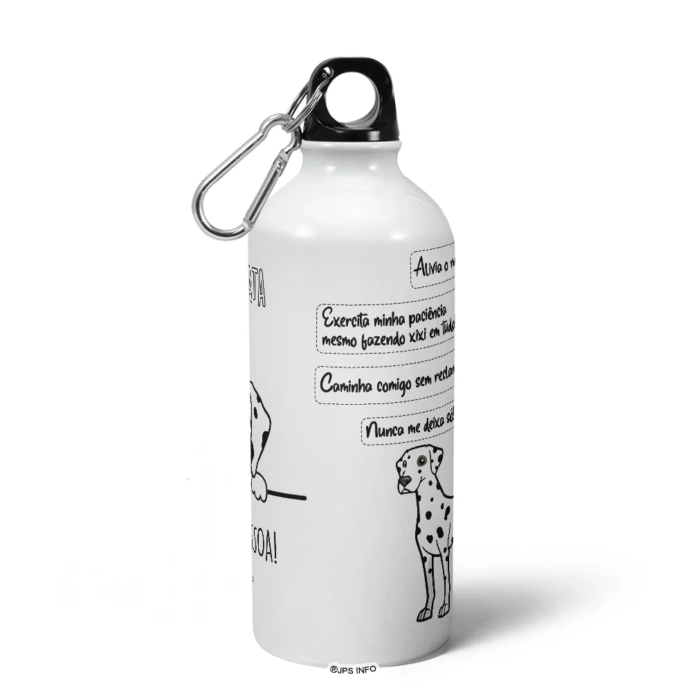 Imagem 3 de 5 do produto Garrafa Squeeze Mq Dog - Meu Dalmata, Melhor Pessoa!