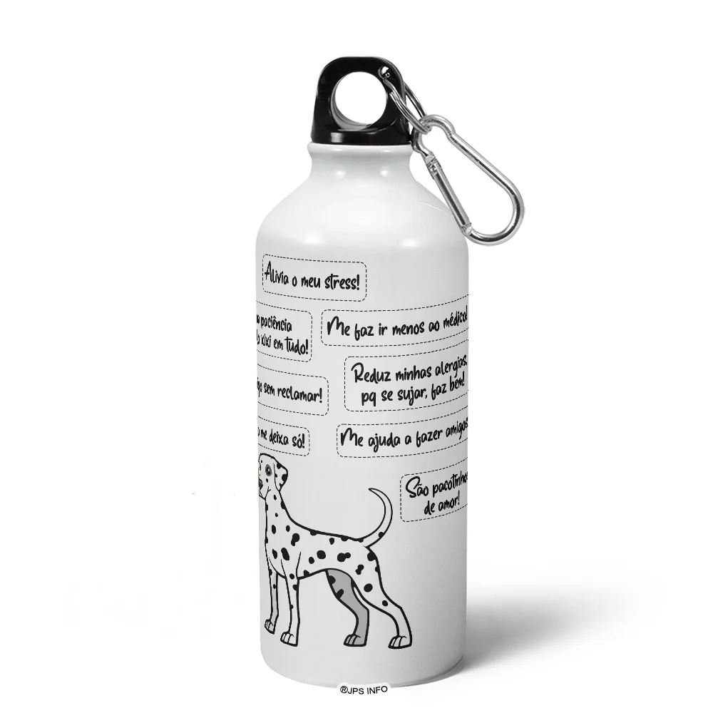Imagem 5 de 5 do produto Garrafa Squeeze Mq Dog - Meu Dalmata, Melhor Pessoa!