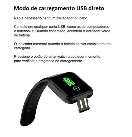 Imagem 5 de 5 do produto Relógio Sport Smartwatch D20  Branco