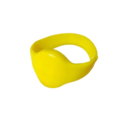 Pulseira Rfid 125 Khz Silicone P Amarelo - 10 Unidades