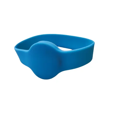 Pulseira Rfid 125 Khz Silicone Gg Azul - 10 Unidades