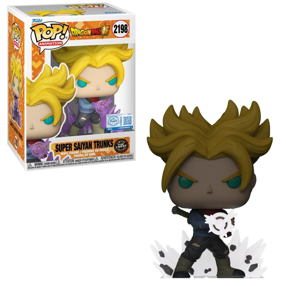 Imagem 2 de 5 do produto Boneco Funko Pop! Exc Dragon Ball Saiyajin Trunks Com Chase