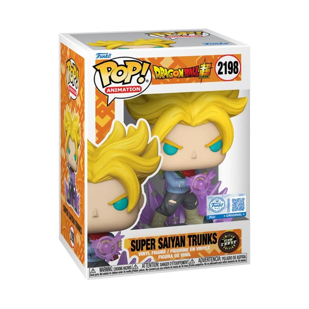 Imagem 4 de 5 do produto Boneco Funko Pop! Exc Dragon Ball Saiyajin Trunks Com Chase