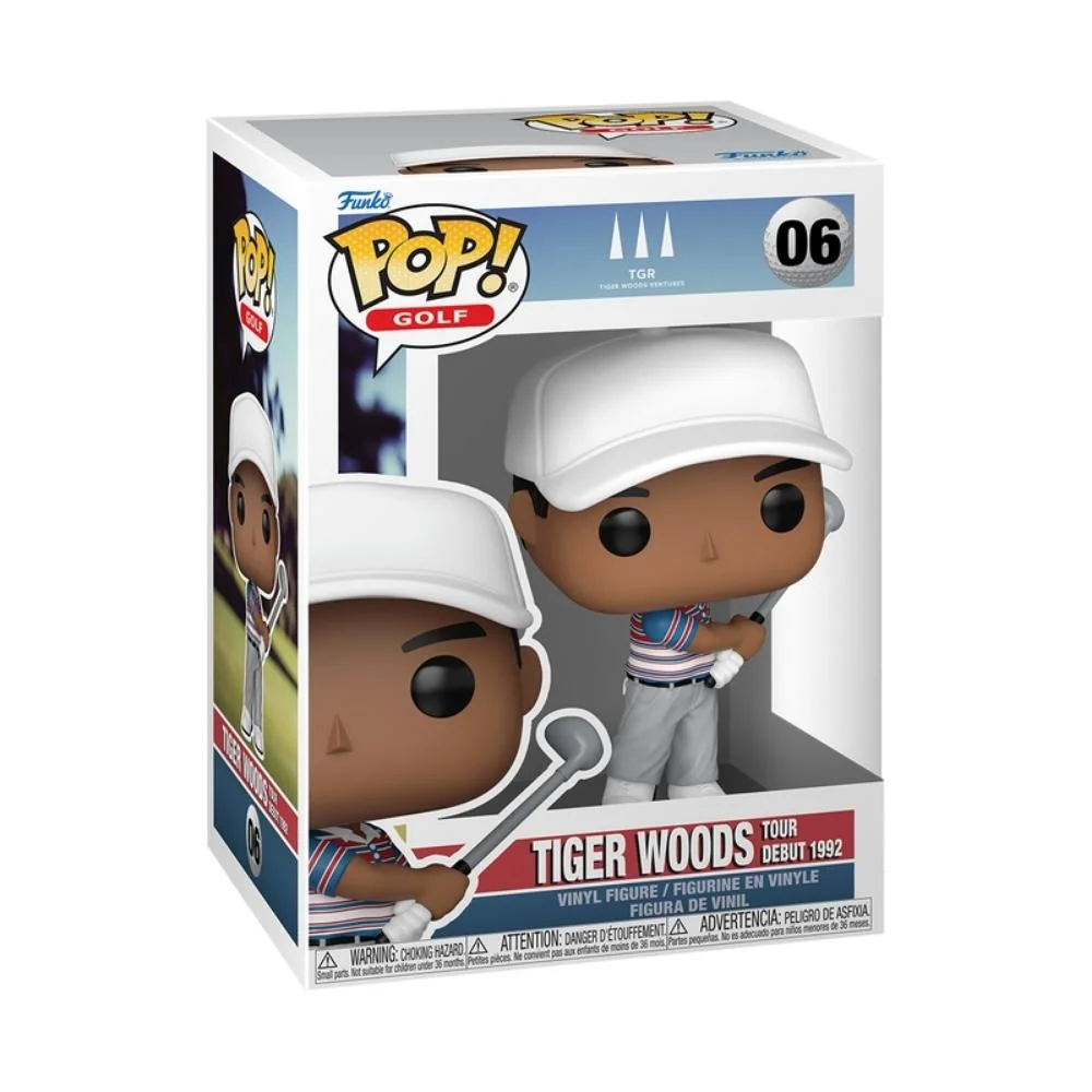 Imagem 2 de 3 do produto Boneco Funko Pop! Golf Tiger Woods Estreia No Tour 1992