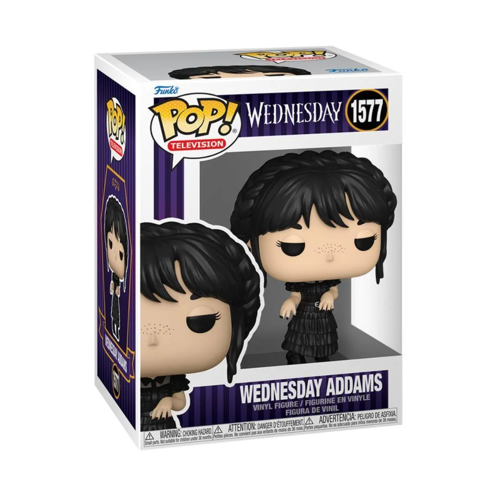 Imagem 2 de 3 do produto Boneco Funko Pop! Wandinha - Wandinha Addams Dançando
