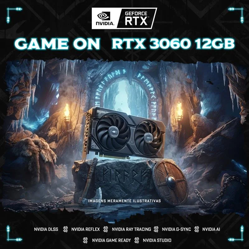 PC Gamer Ludic By Bluepc - Amd Ryzen 5 5500, Geforce RTX 3060 12gb, 32gb Ram, SSD 512gb M.2 Nvme, 600w 80 Plus, Branco, 7 Fans RGB - Pgbp-lu2296 - view 3