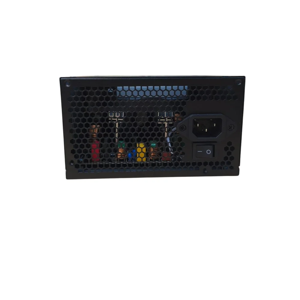 Imagem 3 de 5 do produto Fonte Gamer RGB 550w Reais 80 Plus Bronze Com Pfc Ativo E Ventoinha RGB Bivolt