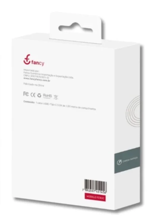 Imagem 2 de 4 do produto Cabo USB para Tipo C 3.0A 1m Soul Plus Fancy