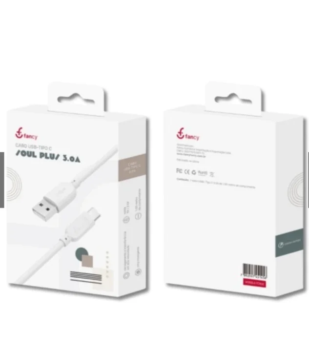 Imagem 4 de 4 do produto Cabo USB para Tipo C 3.0A 1m Soul Plus Fancy