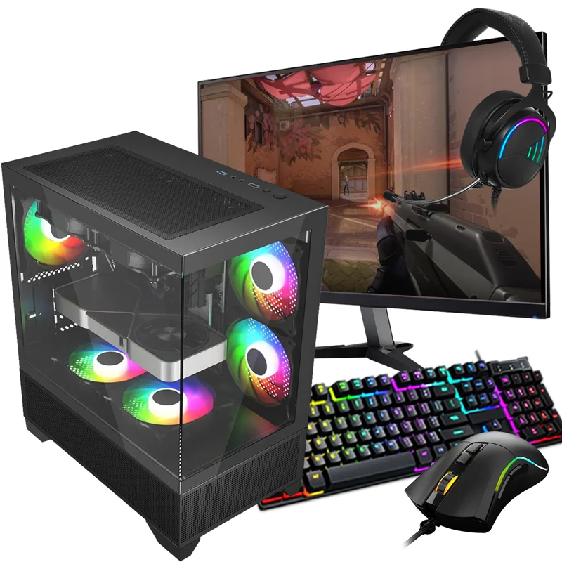 PC Gamer Completo Orbis Balão.info Intel Core i5, 8GB Ram, SSD 240GB, Fonte 500w, Monitor LED, Fone Headset, Teclado, Mouse E Mousepad Gamer - 9727993