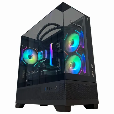 PC Gamer Studiopc Haven, Preto, Ryzen 5 5500, 16gb Ram, SSD 512gb, Placa De Vídeo Rx 6600 8GB, 500w 80 Plus, 3 Fans RGB - 6781416