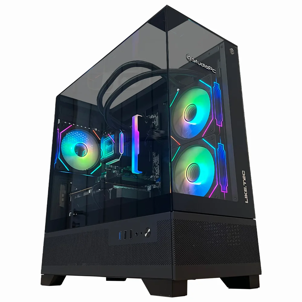 PC Gamer Balão.info Haven, Preto, Ryzen 5 5500, 16gb Ram, SSD 512gb, Placa De Vídeo Rx 6600 8GB, 500w 80 Plus, 3 Fans RGB - 6781416