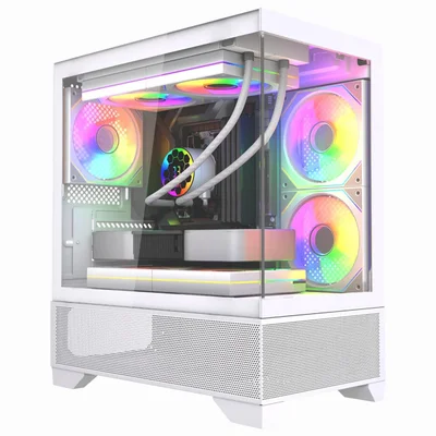 PC Gamer Studiopc Baldur Wh, Ryzen 5 4500, 16gb Ram, SSD 512gb, Placa De Vídeo Rx 580 8GB, 500w 80 Plus, 3 Fans RGB, Branco- 9217206