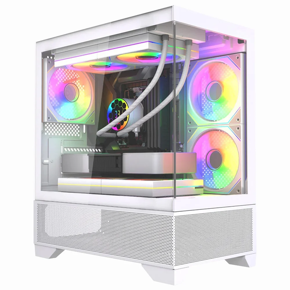 PC Gamer Balão.info Baldur Wh, Ryzen 5 4500, 16gb Ram, SSD 512gb, Placa De Vídeo Rx 580 8GB, 500w 80 Plus, 3 Fans RGB, Branco- 9217206