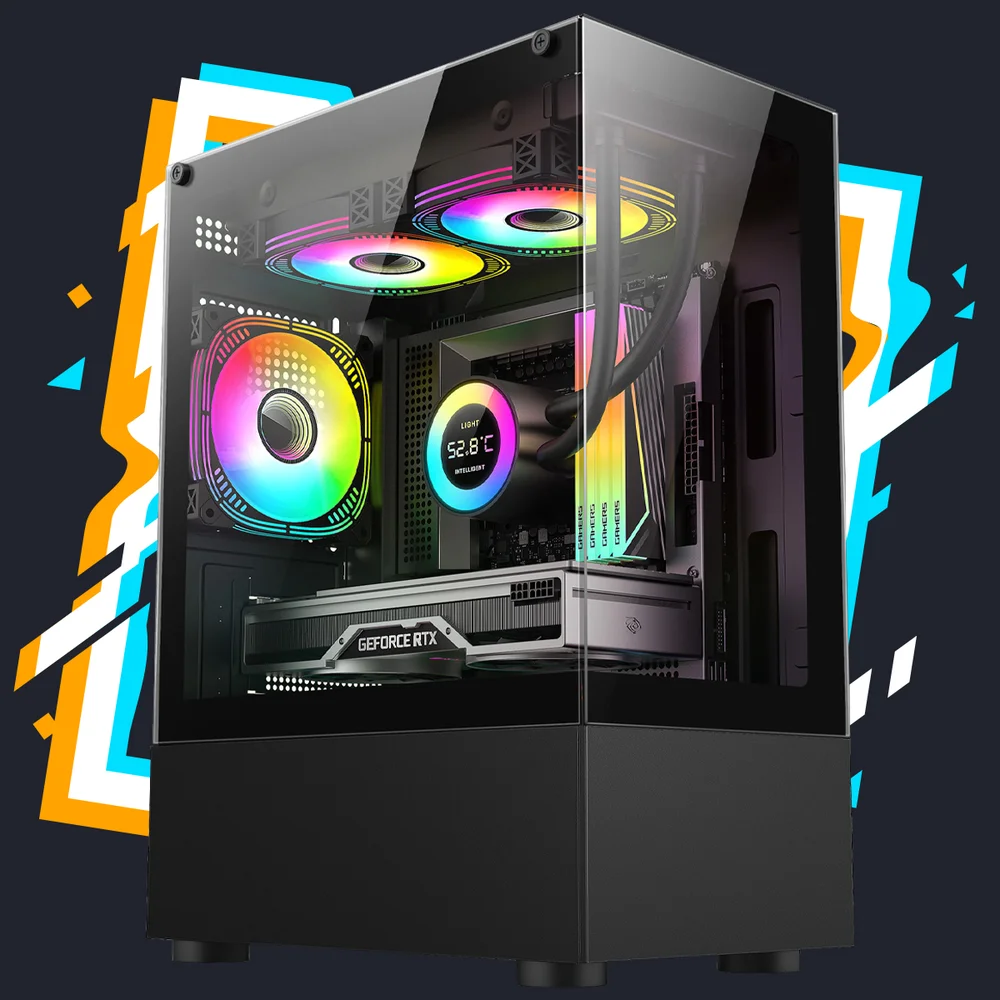 PC Gamer Studiopc Vertex - Intel Core i7, Placa De Vídeo Radeon Rx 580 8GB, 8GB Ram, SSD 240GB, Fonte 500w - 9727891 - view 2